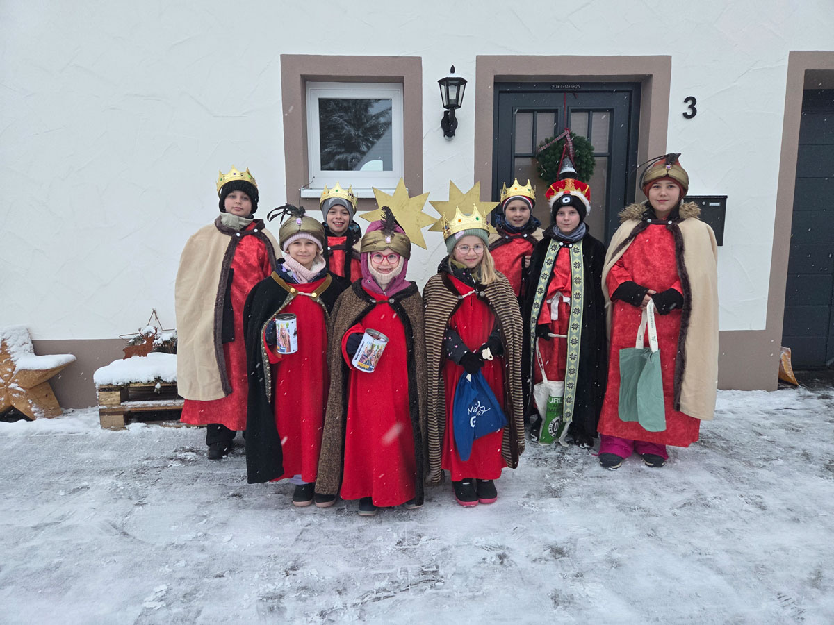 Bild der Sternsinger in Waldkönigen