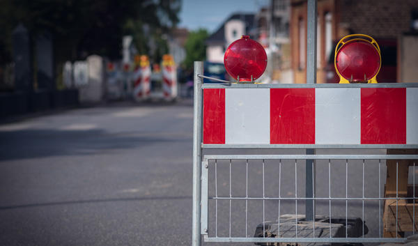 Sperrung einer Straße